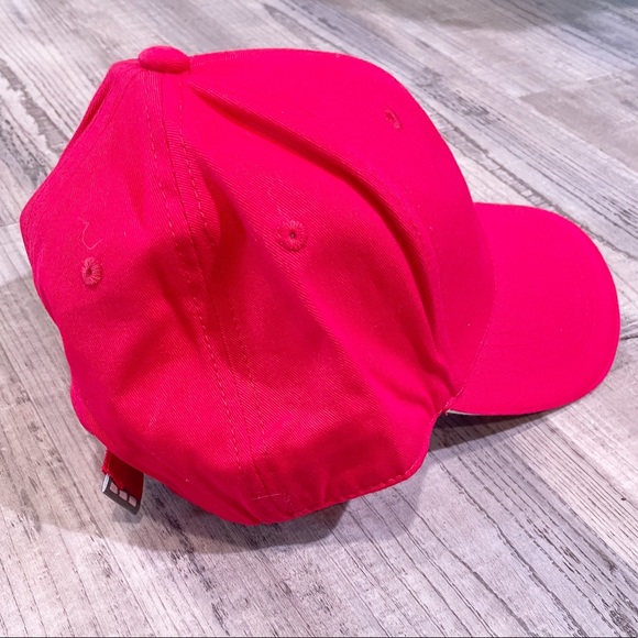 2/$20 Unisex Velcro Adjustable Chino Twill Ballcap Red / White NWT - Picture 4 of 6